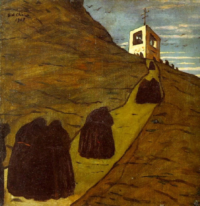 Giorgio De Chirico - Salita al convento, Musei Civici di Arte e Storia, Brescia